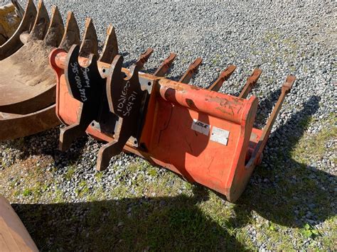 used rakes for excavators